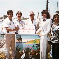 1985 - Exhibición de arte en Convención Internacional de Ciudades Hermanas, Marina del Rey, Cal.