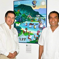 2014 - Exhibición de arte en el museo Peter Gray de la Universidad de Guadalajara, Puerto Vallarta, Jal.